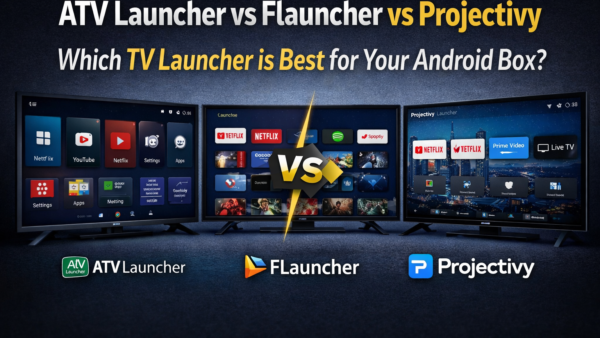 ATV Launcher vs FLauncher vs Projectivy — Which TV Launcher is Best for Your Android Box In 2026?