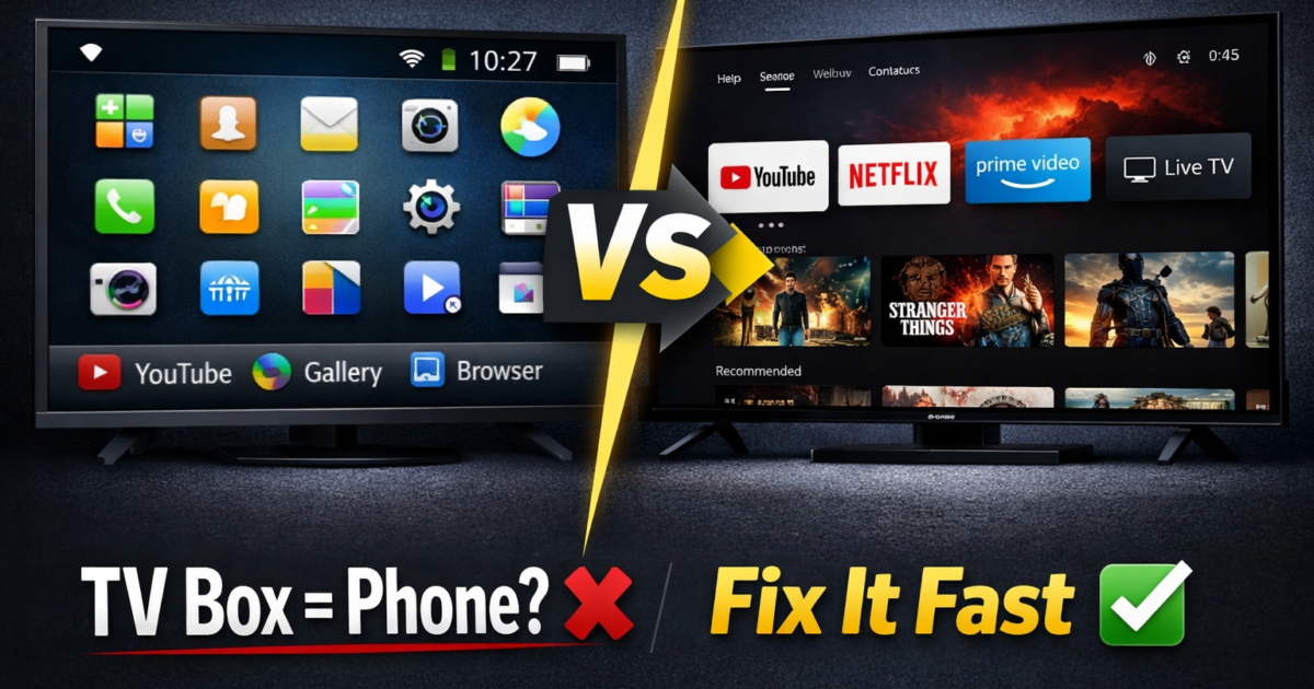 Fix TV Box Showing Mobile Apps Instead of TV Apps (2026 Guide)