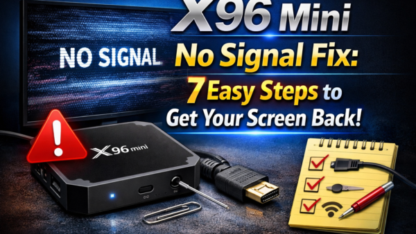 X96 Mini No Signal Fix: 7 Easy Steps to Get Your Screen Back