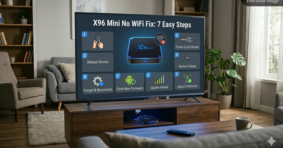 X96 Mini No WiFi Fix: 7 Easy Steps to Get Connected Again