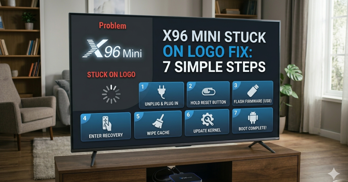 X96 Mini Stuck on Logo Fix: 7 Simple Steps to Boot Your Device Again