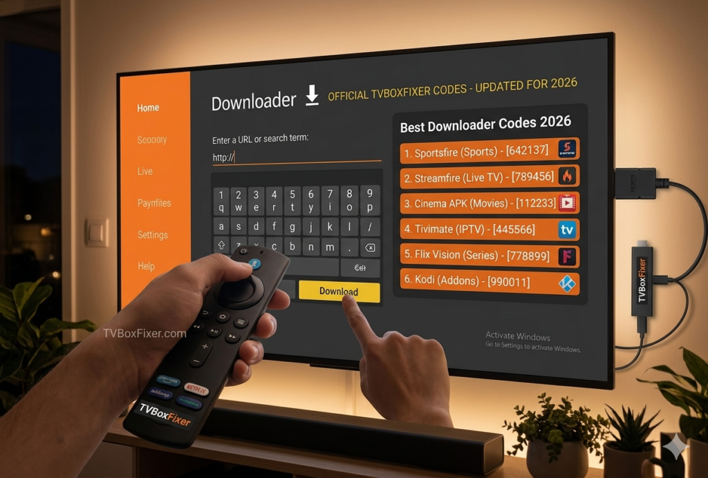 Downloader Codes 2026 Firestick