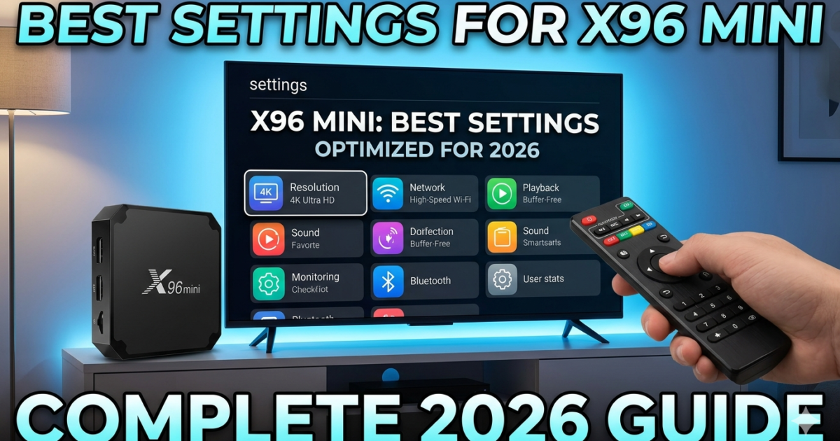 Best Settings for X96 Mini — Complete 2026 Guide