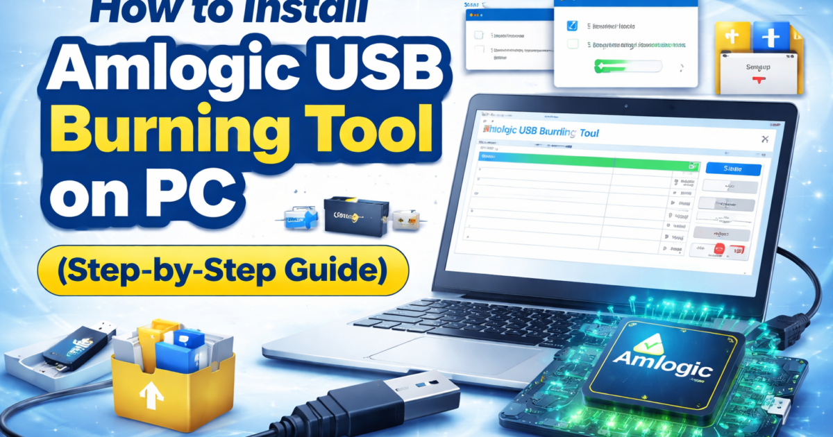 How to Install Amlogic USB Burning Tool on PC (Step-by-Step Guide)