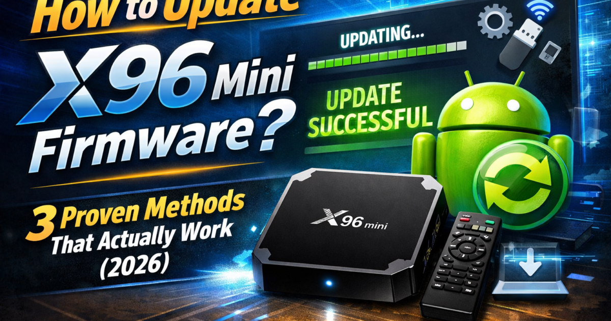 How to Update X96 Mini Firmware? 3 Proven Methods That Actually Work (2026)