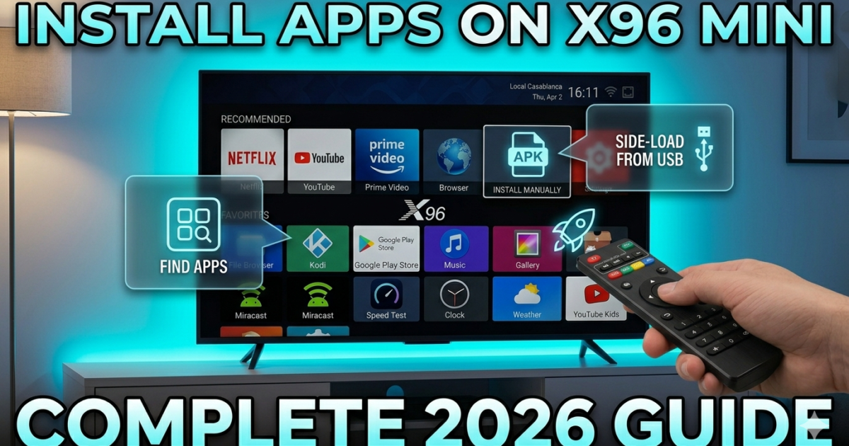 Install Apps on X96 Mini — Complete 2026 Guide
