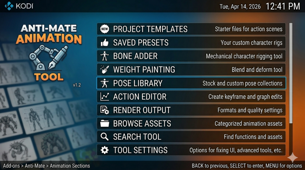 "Anti-Mate Kodi Animation Addon YouTube Streams
