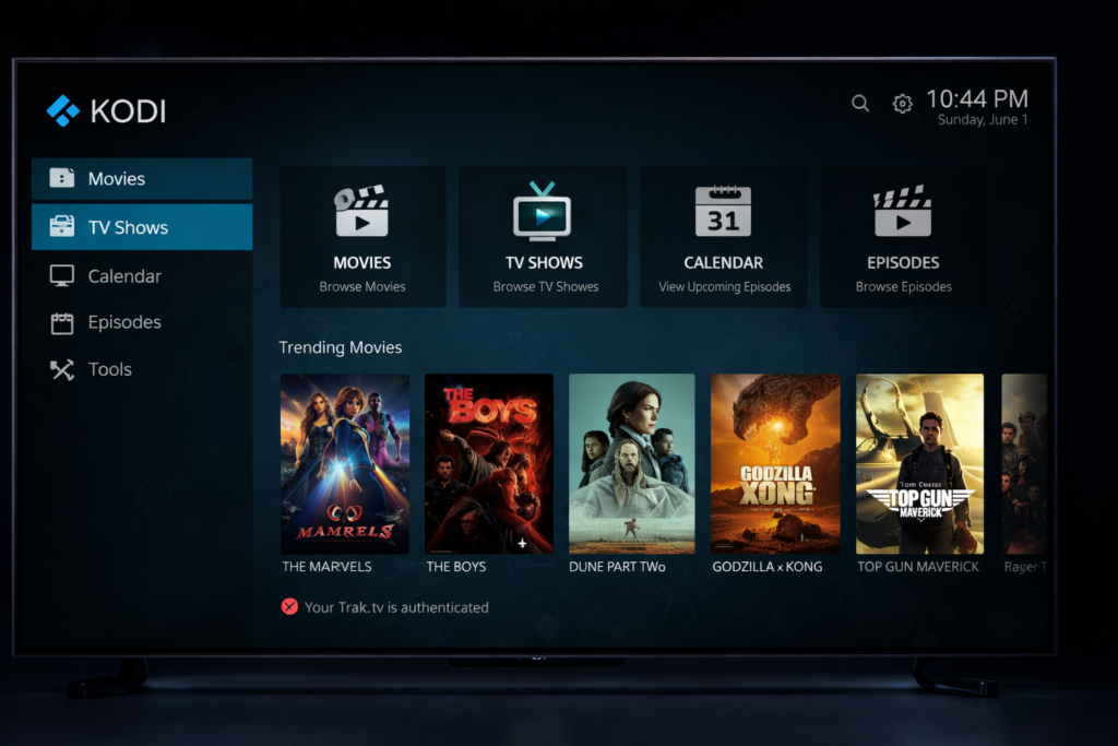 Diggz Free99 Kodi Addon Main Menu