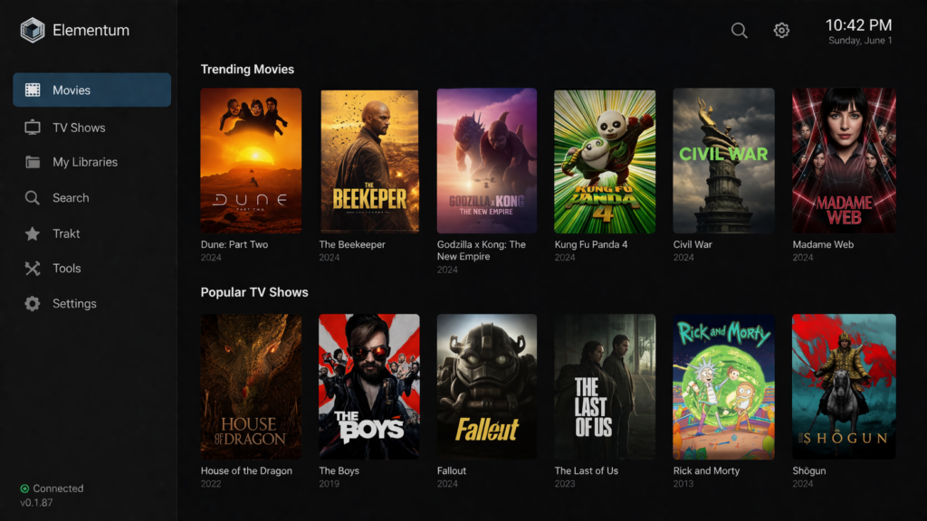Elementum Kodi Torrent Addon Interface