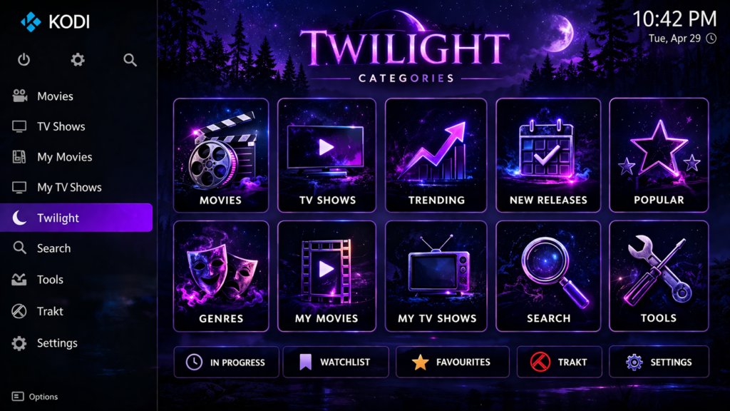 Twilight Kodi Debrid Addon FEN Fork