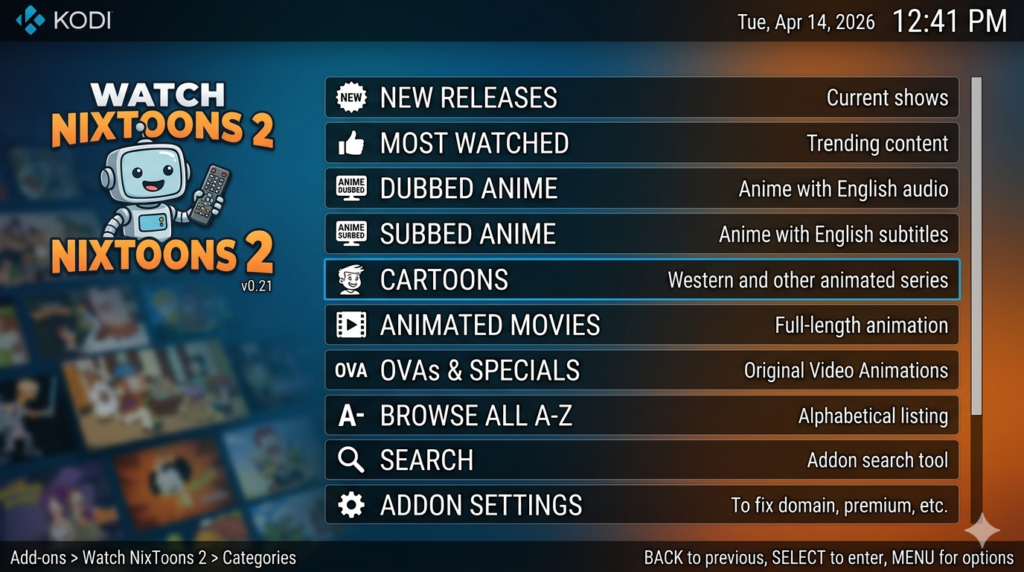 Watch NixToons 2 Kodi Dubbed Anime Cartoons