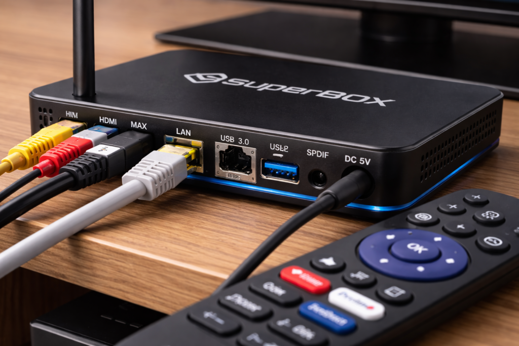 Superbox S5 Max features and ports