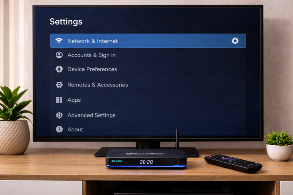 Superbox S5 Max troubleshooting settings