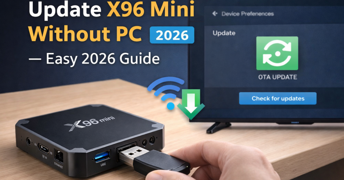 Update X96 Mini Without PC — Easy 2026 Guide