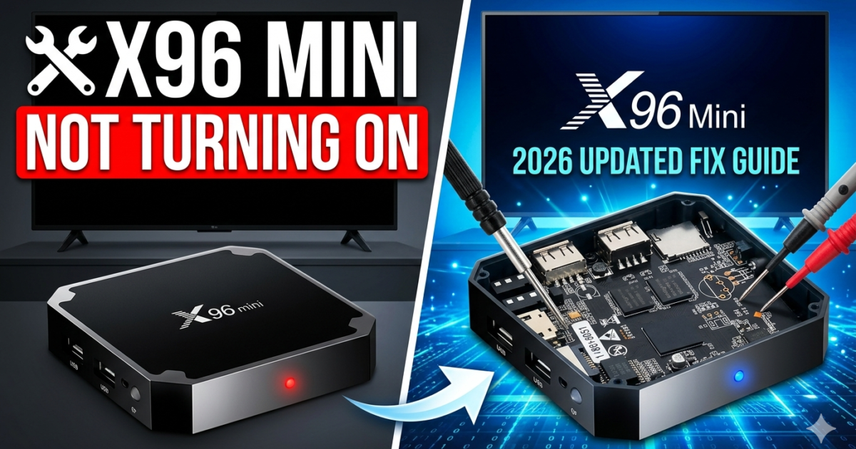 🔧 X96 Mini Not Turning On – Complete Fix Guide (2026 Updated)