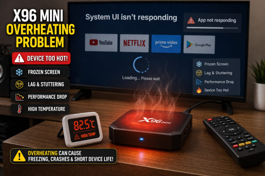 X96 Mini showing signs of overheating — frozen screen and performance drop