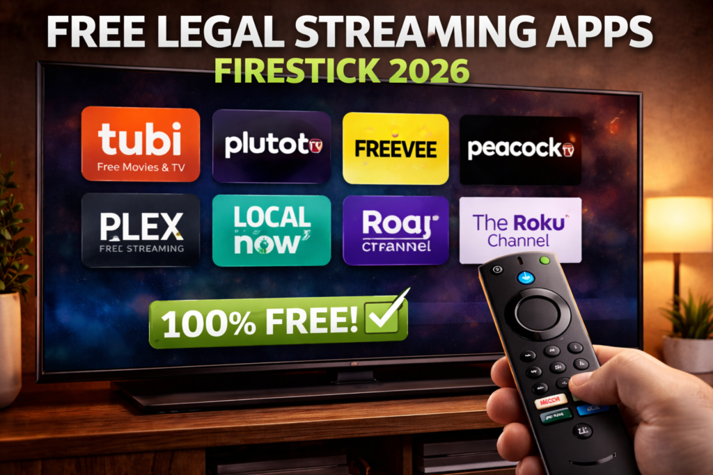 best free legal streaming apps for amazon fire tv 2026