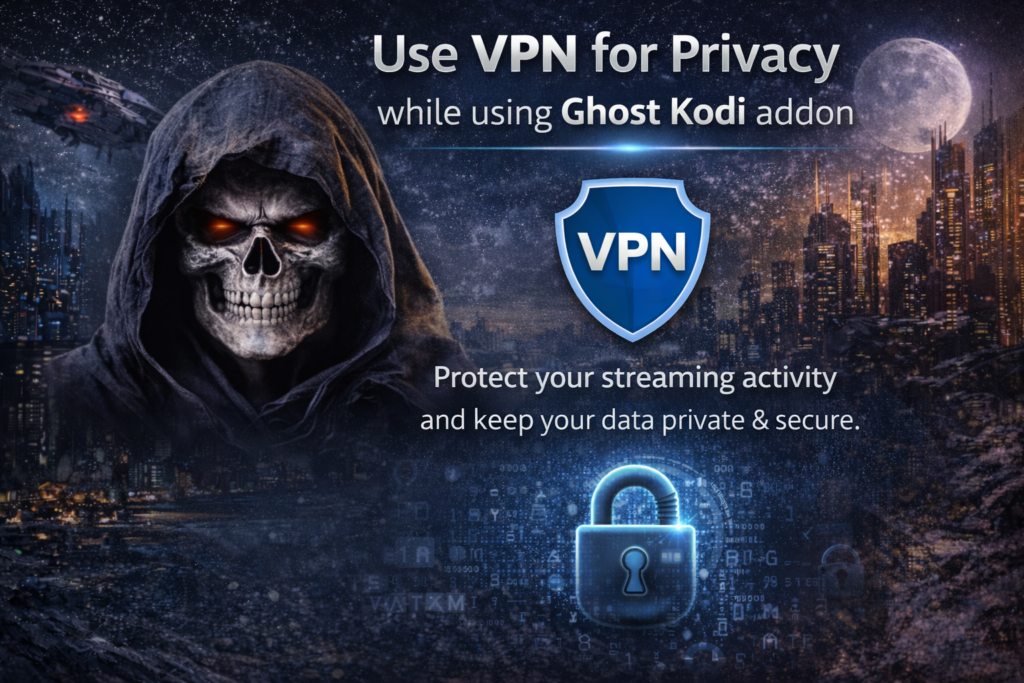 use VPN for privacy while using Ghost Kodi addon