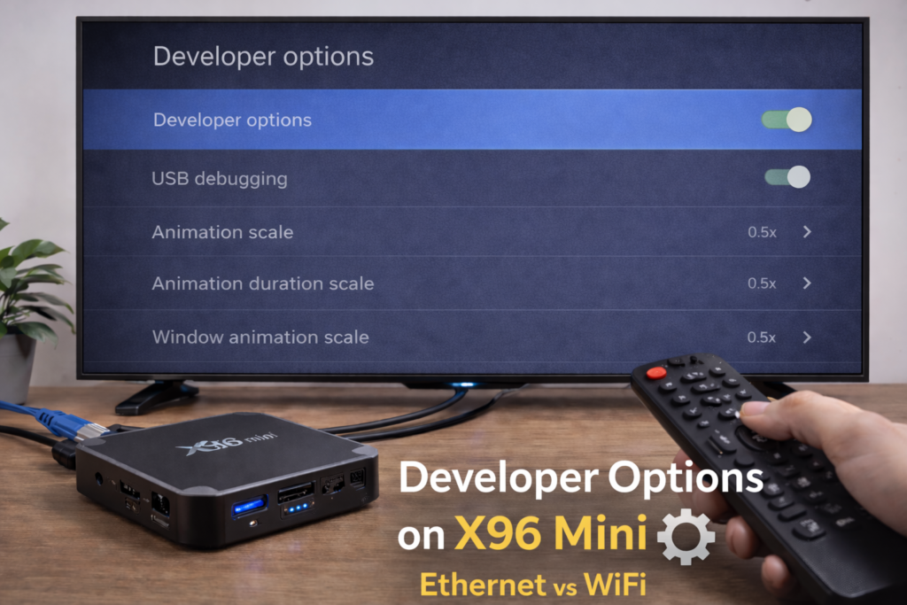 Optimizing X96 Mini using developer options settings for better performance