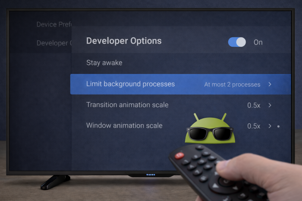 Enabling developer options on X96 Mini to boost performance