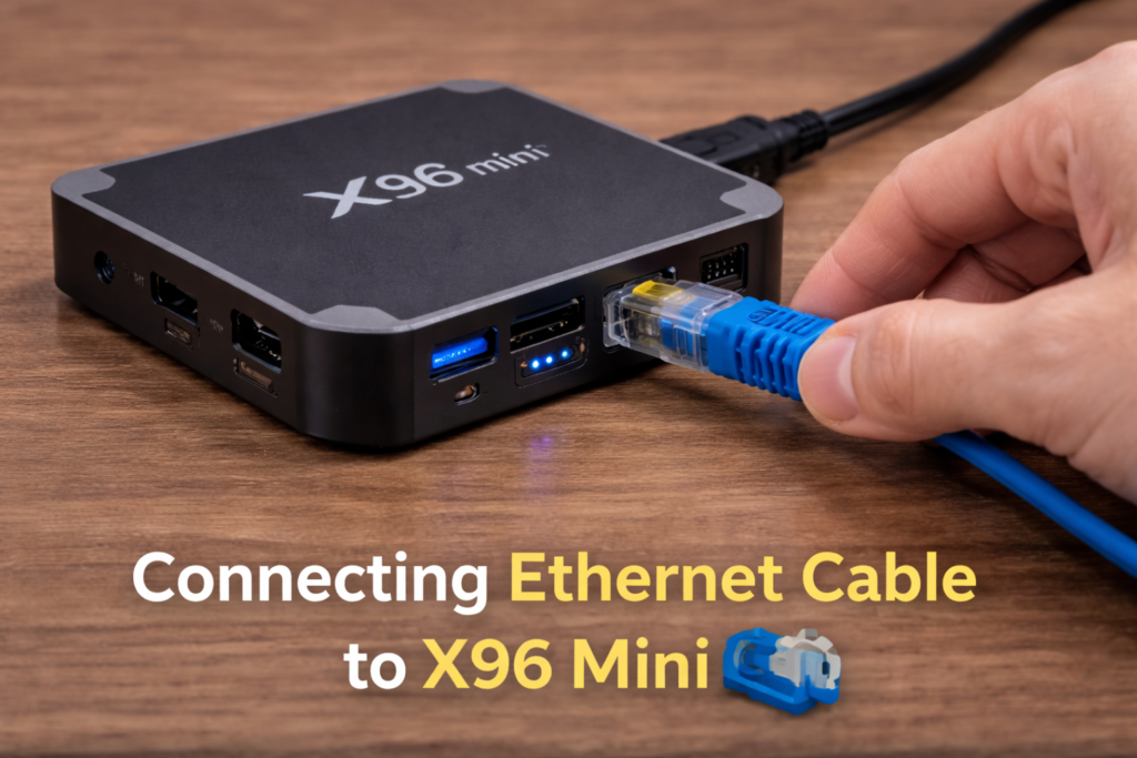 Using Ethernet to fix lag on X96 Mini streaming device