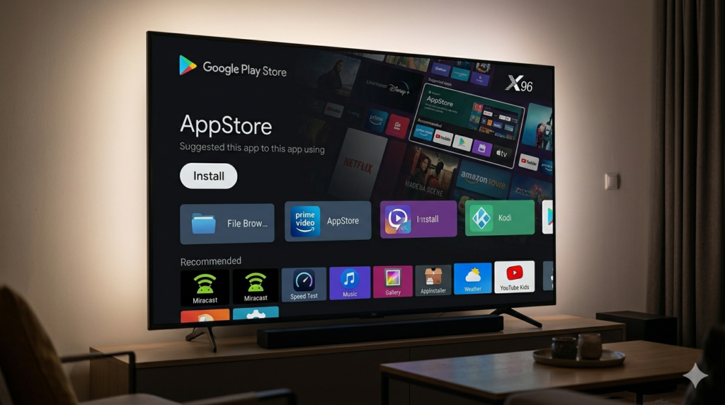 Installing apps on X96 Mini using Google Play Store