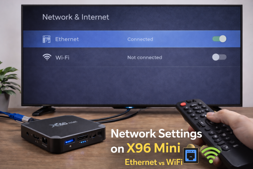 Best network settings for X96 Mini — Ethernet vs WiFi comparison