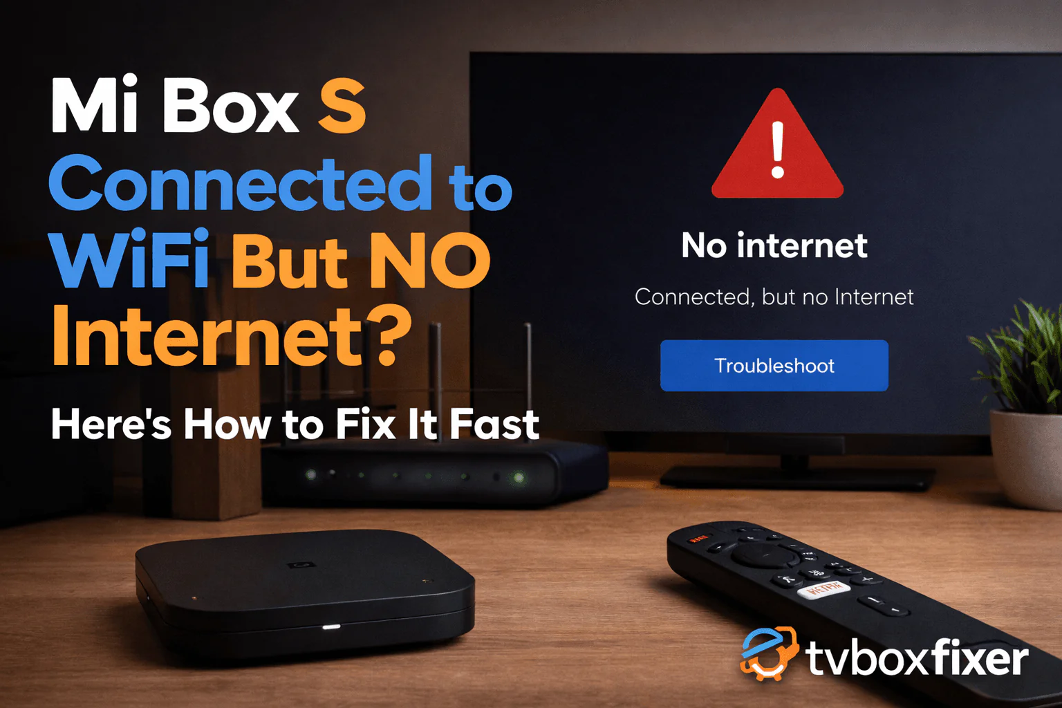 Mi Box S Connected to WiFi But No Internet? Here’s How to Fix It Fast