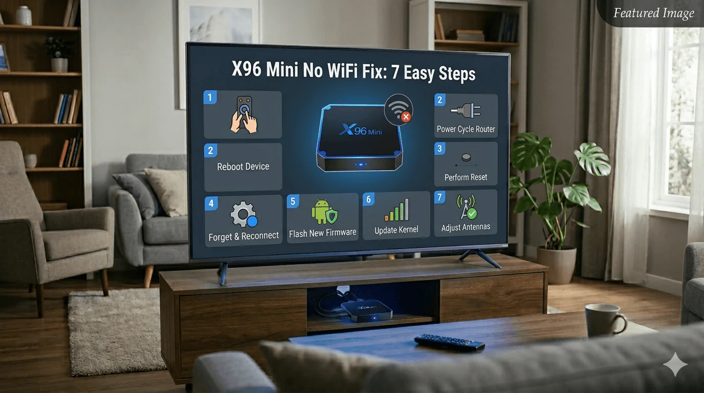 X96 Mini No WiFi Fix: 7 Easy Steps to Get Connected Again