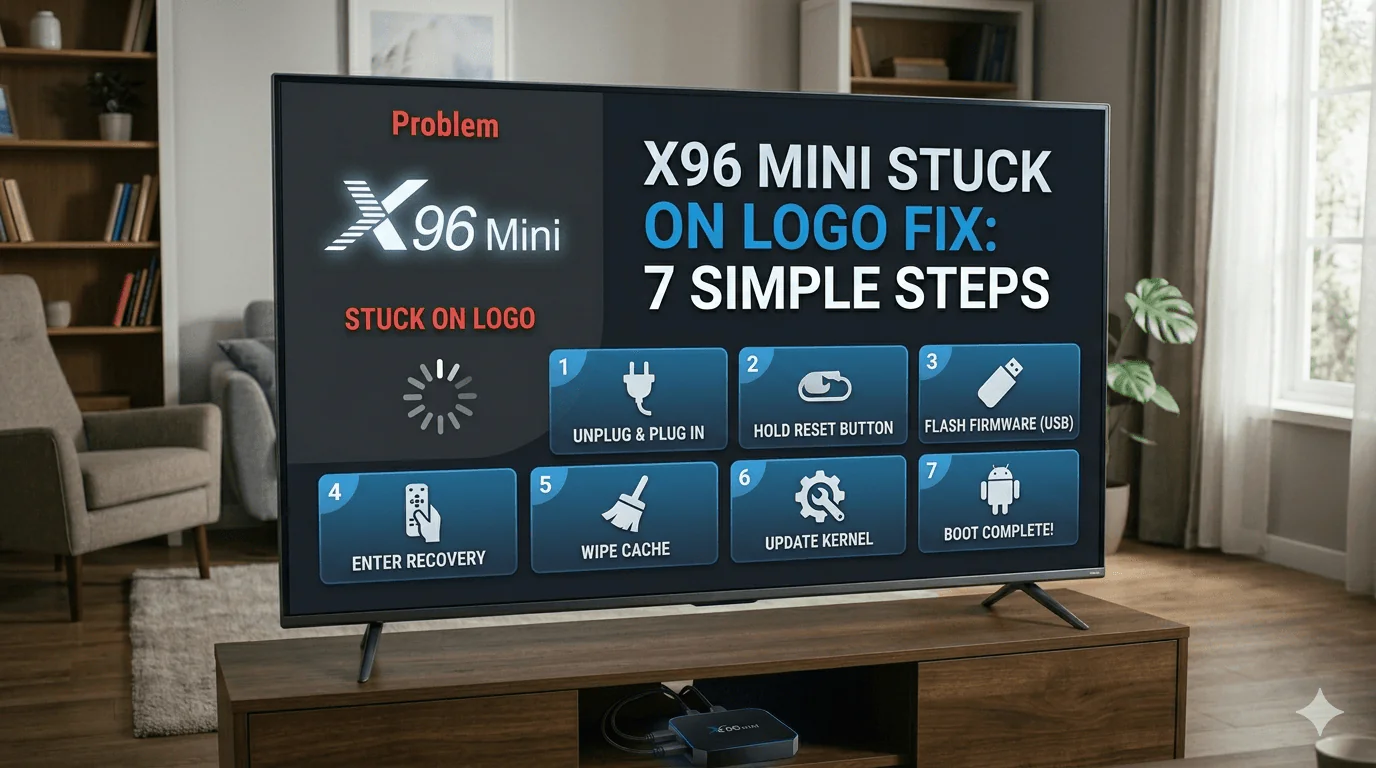 X96 Mini Stuck on Logo Fix: 7 Simple Steps to Boot Your Device Again