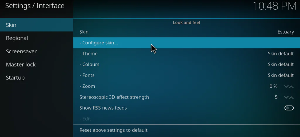 Configure skin and set your installed addon as the active weather provider. Then set your city inside the addon settings.