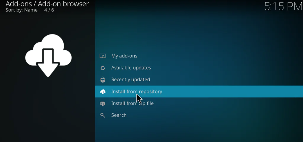 Install from repository