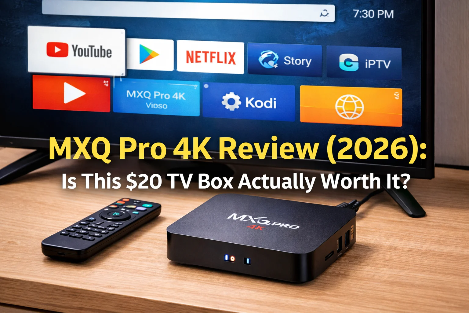 MXQ Pro 4K Review (2026): Is This $20 TV Box Actually Worth It?