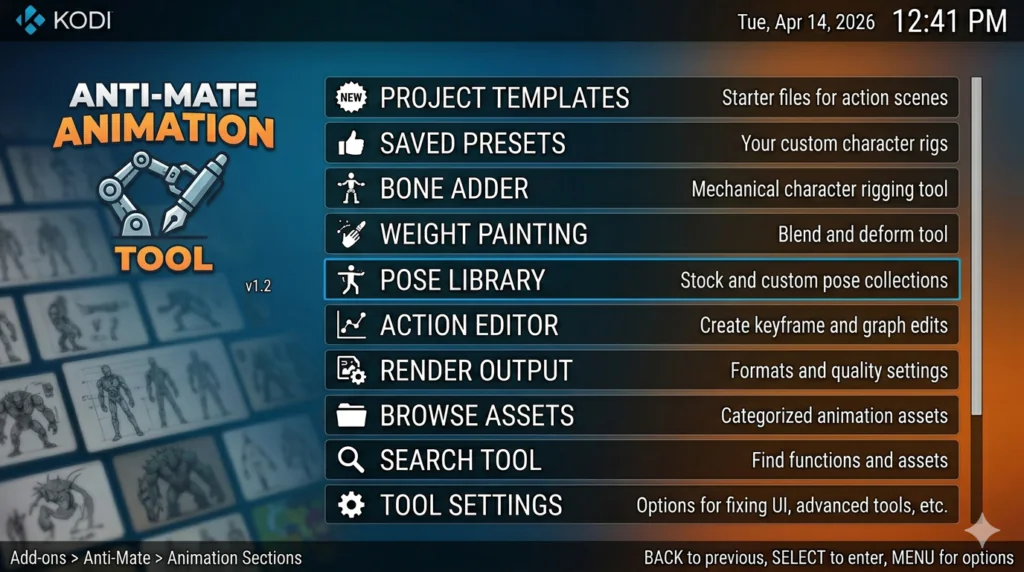 "Anti-Mate Kodi Animation Addon YouTube Streams