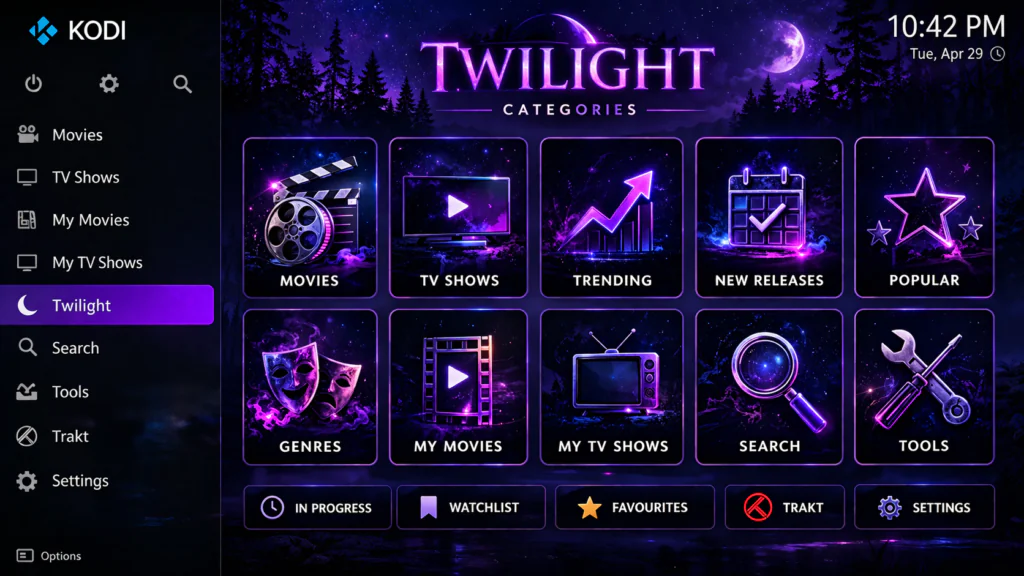 Twilight Kodi Debrid Addon FEN Fork