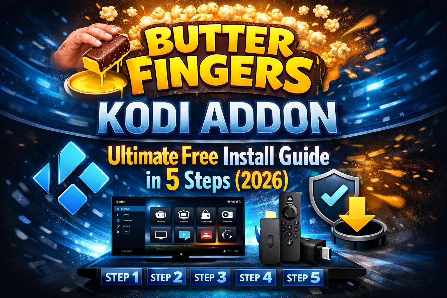 Butter Fingers Kodi Addon – Ultimate Free Install Guide in 5 Steps (2026)