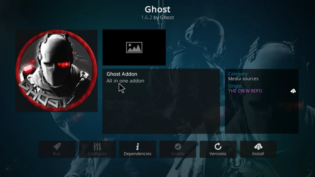 install Ghost Kodi addon from repository