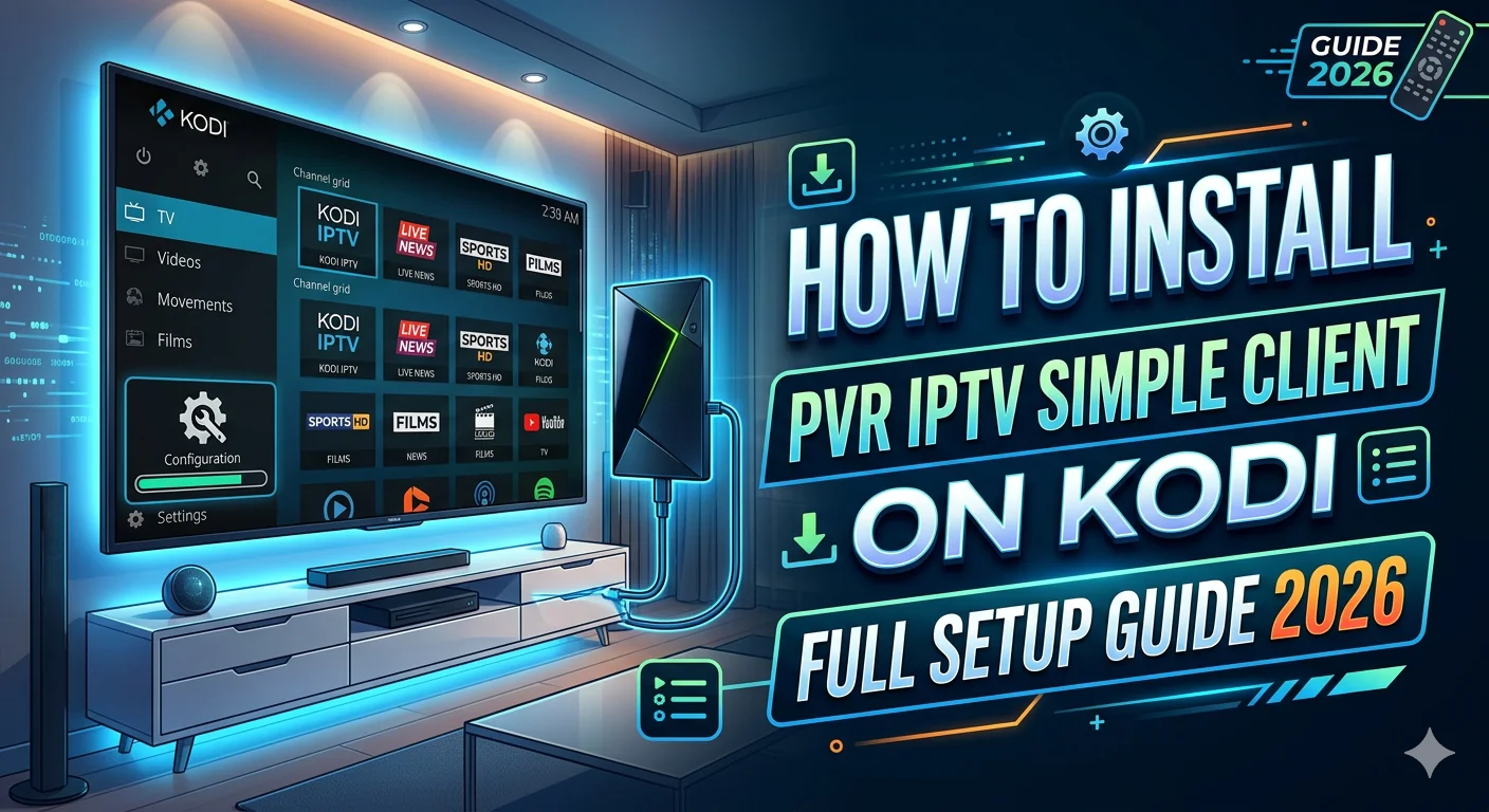 How to Install PVR IPTV Simple Client on Kodi — Full Setup Guide 2026