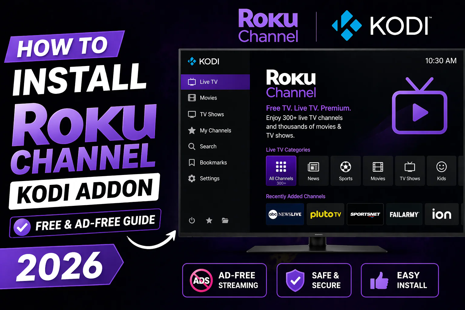 How to Install Roku Channel Kodi Addon — Free and Ad-Free Guide 2026