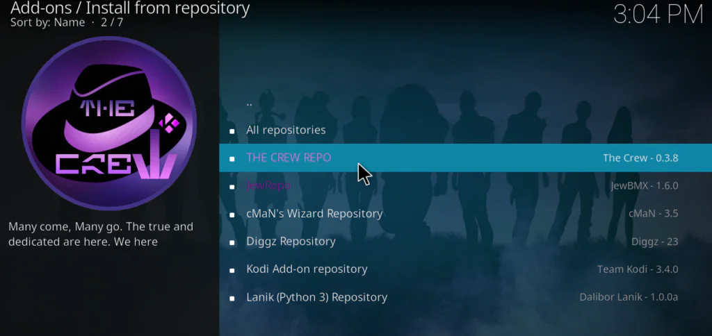 Install from repository