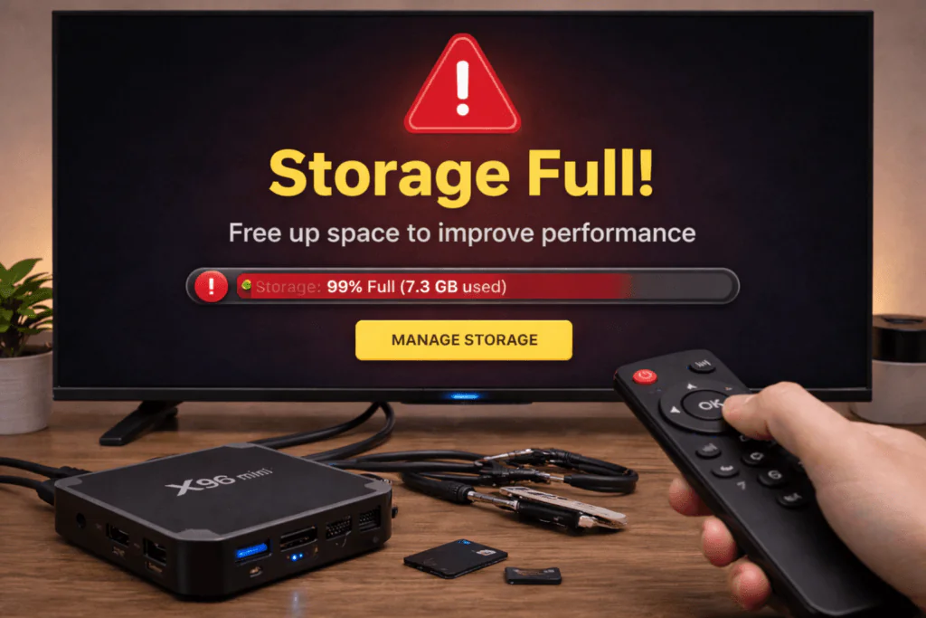 X96 Mini storage full warning — how to fix and free up space